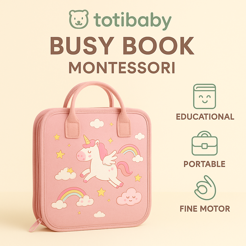 Tableau d’Activités Montessori - Jouet Éducatif pour Enfants 3-6 Ans - Totibaby