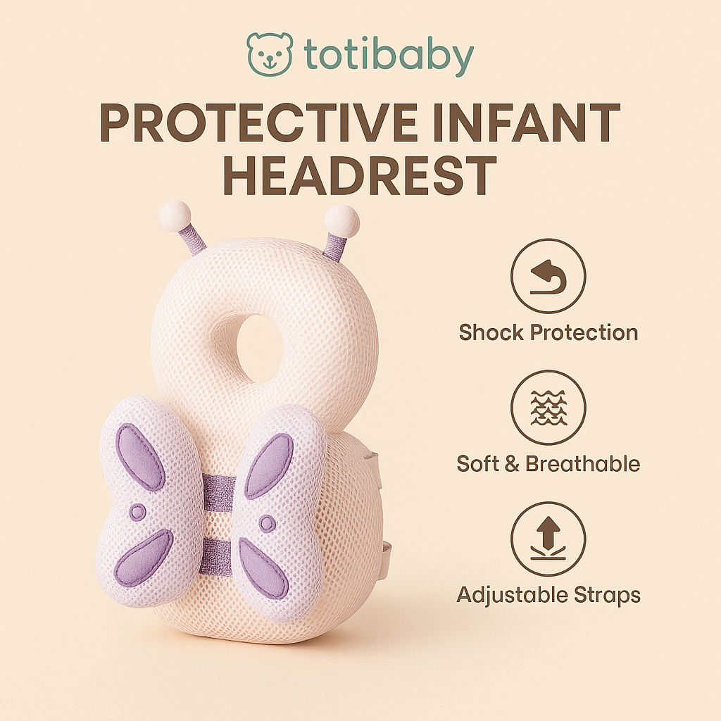 Oreiller Anti-Chute pour Bébé – Protection Mignonne et Sécurisée - Totibaby