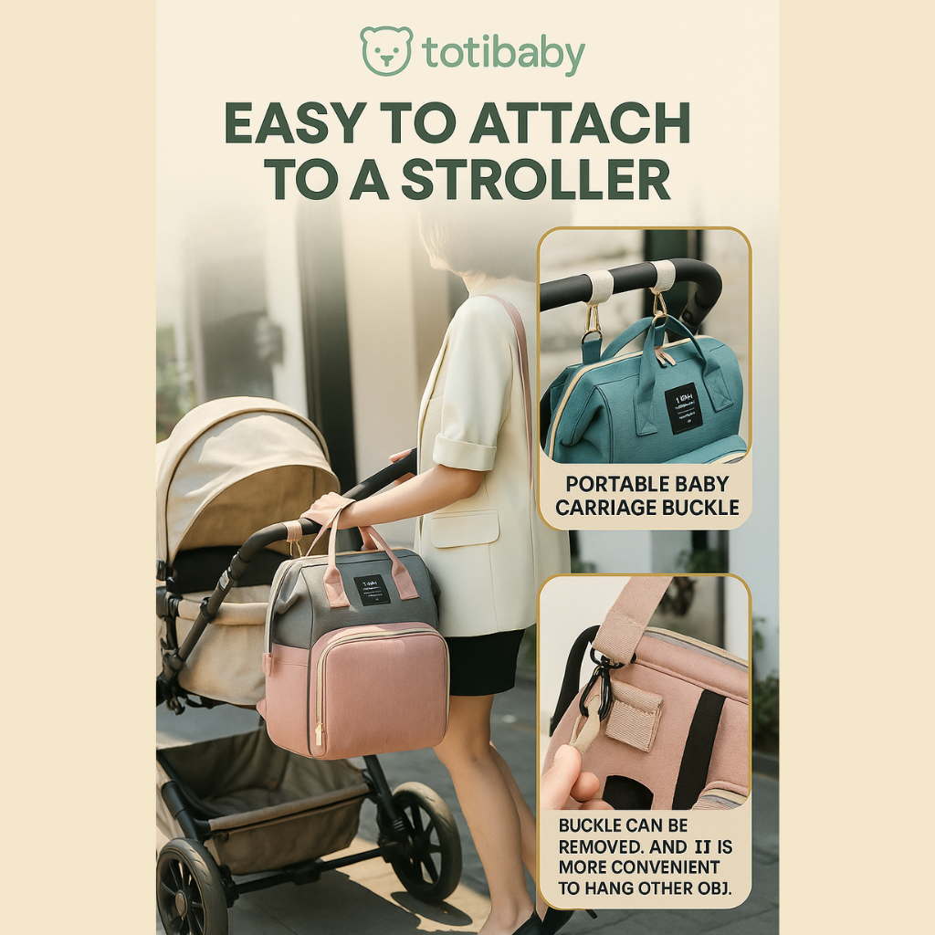 Sac à Langer Grand Format - Pratique et Fonctionnel - Totibaby