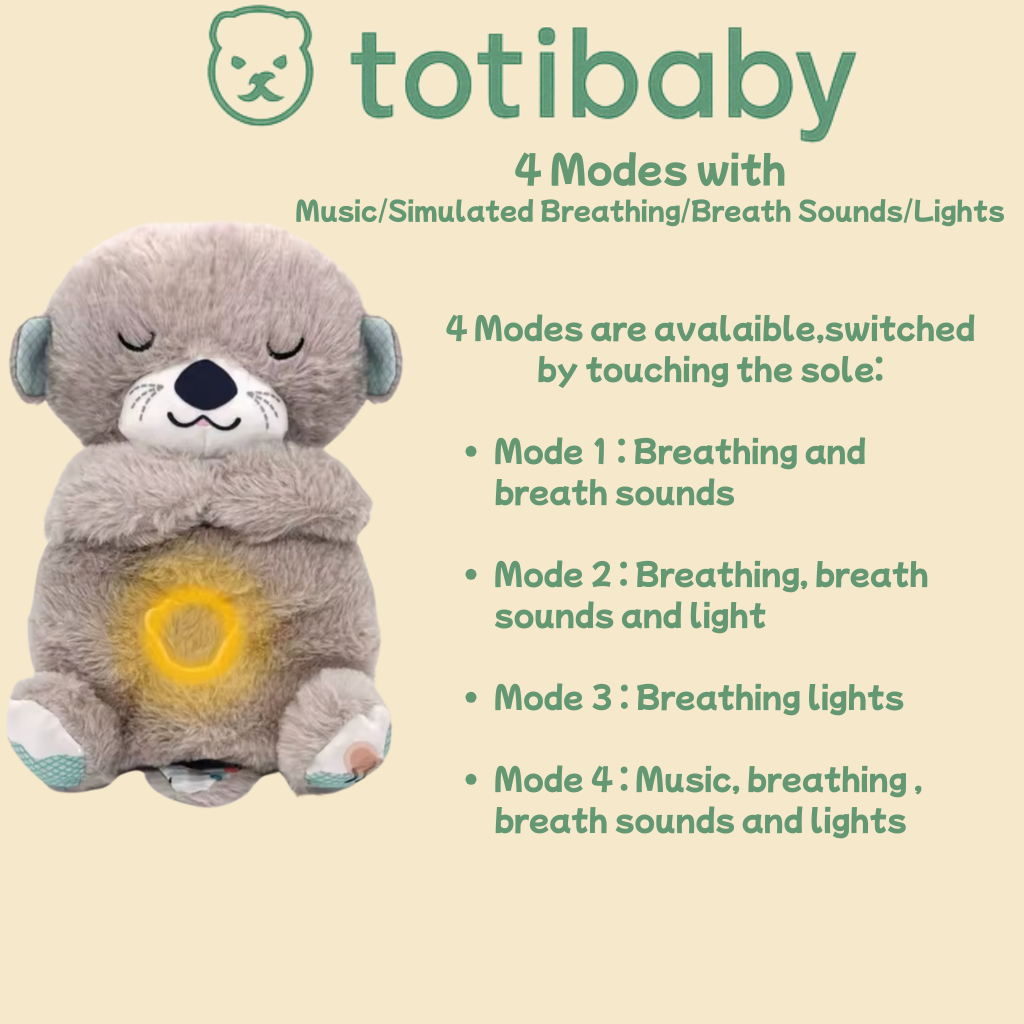 Ours en Peluche Musical Apaisant – Jouet Sommeil pour Bébé - Totibaby