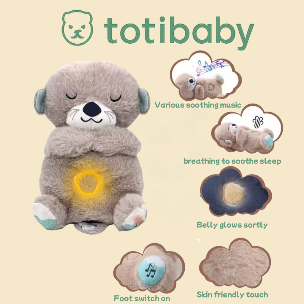 Ours en Peluche Musical Apaisant – Jouet Sommeil pour Bébé - Totibaby