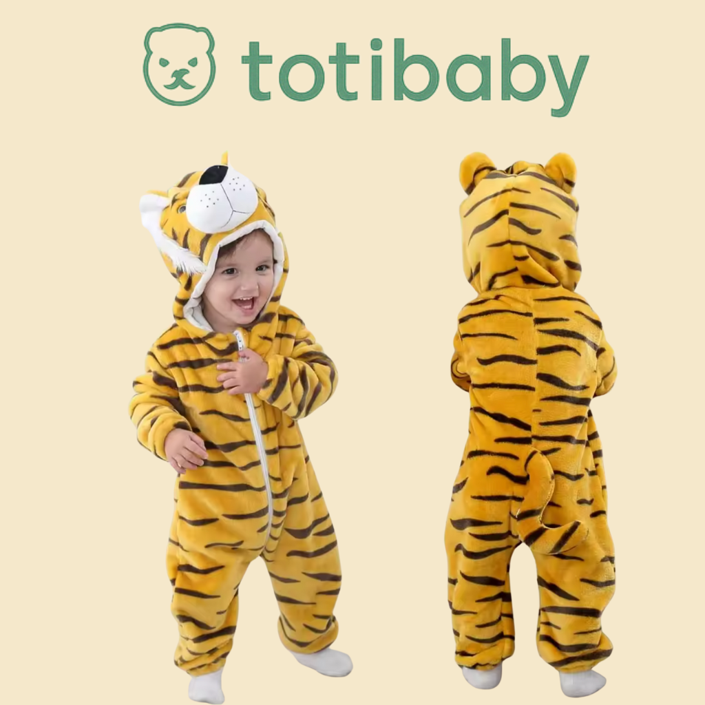 Combinaison Animaux Douce pour Bébé – Pyjama Mignon et Confortable - Totibaby