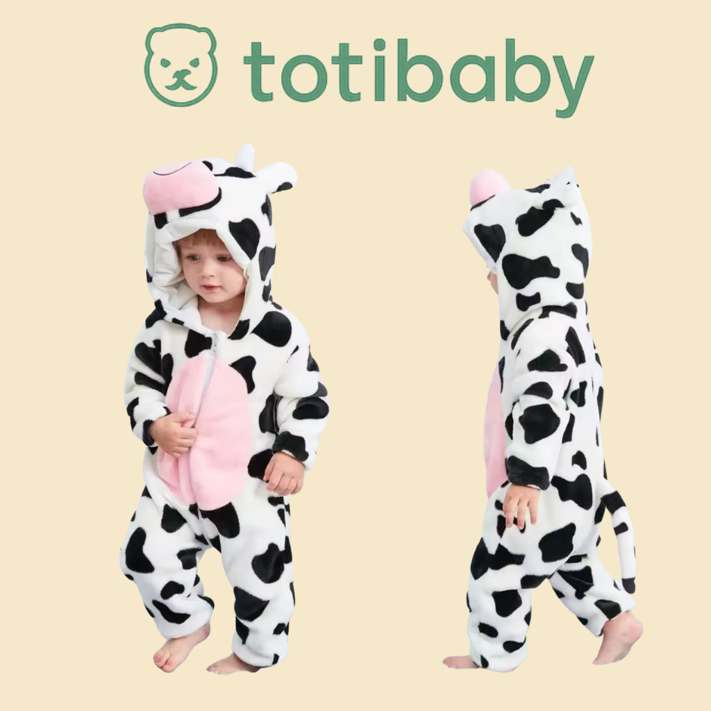 Combinaison Animaux Douce pour Bébé – Pyjama Mignon et Confortable - Totibaby