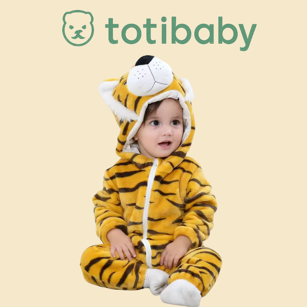 Combinaison Animaux Douce pour Bébé – Pyjama Mignon et Confortable - Totibaby